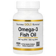 <img alt="California Gold Nutrition, Omega-3 Fish Oil, 30 Fish Gelatin Softgels (1,250 mg per Softgel)" title="California Gold Nutrition, Omega-3 Fish Oil, 30 Fish Gelatin Softgels (1,250 mg per Softgel),898220018611"