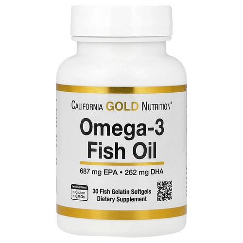 <img alt="California Gold Nutrition, Omega-3 Fish Oil, 30 Fish Gelatin Softgels (1,250 mg per Softgel)" title="California Gold Nutrition, Omega-3 Fish Oil, 30 Fish Gelatin Softgels (1,250 mg per Softgel),898220018611"