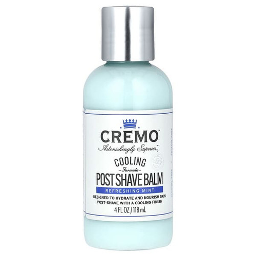 <img alt="Cremo, Post Shave Balm, Refreshing Mint, 4 fl oz (118 ml)" title="Cremo, Post Shave Balm, Refreshing Mint, 4 fl oz (118 ml),853382004766"