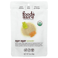 <img alt="Foods Alive, Agar Agar Powder, 2 oz (56 g)" title="Foods Alive, Agar Agar Powder, 2 oz (56 g),891551000256"