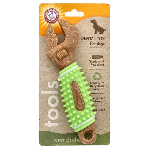 <img alt="Arm & Hammer, Dental Toy For Dogs, Wrench, 1 Toy" title="Arm & Hammer, Dental Toy For Dogs, Wrench, 1 Toy,742797966014"