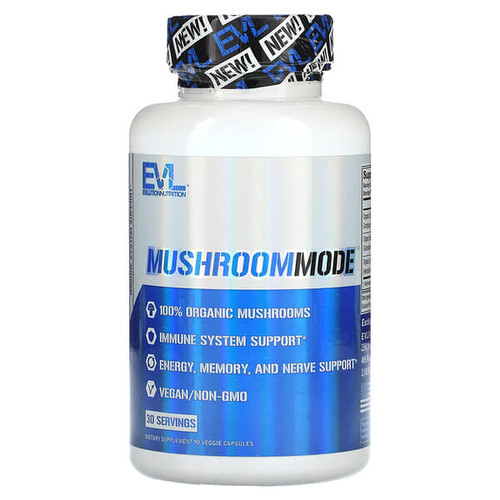 <img alt="EVLution Nutrition, MushroomMode, 90 Veggie Capsules" title="EVLution Nutrition, MushroomMode, 90 Veggie Capsules,818901028029"