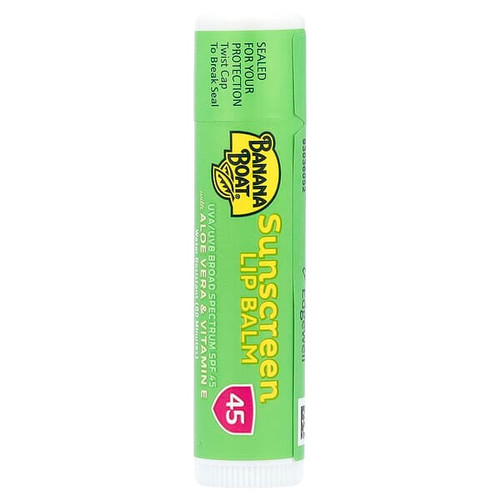 <img alt="3 PACK of Banana Boat, Sunscreen Lip Balm With Aloe Vera & Vitamin E, SPF 45, 0.15 oz (4.25 g)" title="3 PACK of Banana Boat, Sunscreen Lip Balm With Aloe Vera & Vitamin E, SPF 45, 0.15 oz (4.25 g),079656046625"