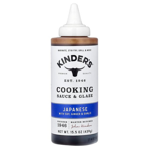 <img alt="KINDERs, Cooking Sauce & Glaze, Japanese, 15.5 oz (439 g)" title="KINDERs, Cooking Sauce & Glaze, Japanese, 15.5 oz (439 g),755795657006"