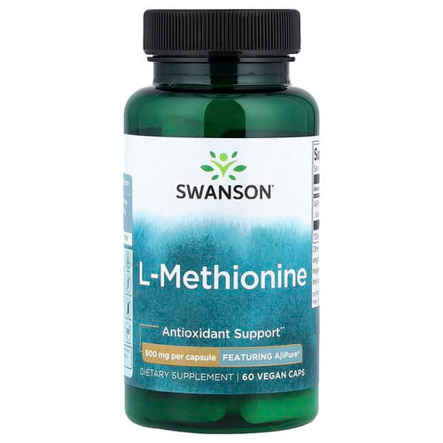 <img alt="Swanson Vitamins, L-Methionine, Featuring AjiPure, 500 mg, 60 Vegan Caps" title="Swanson Vitamins, L-Methionine, Featuring AjiPure, 500 mg, 60 Vegan Caps,087614024516"