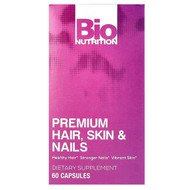 <img alt="Bio Nutrition, Premium Hair, Skin & Nails, 60 Capsules" title="Bio Nutrition, Premium Hair, Skin & Nails, 60 Capsules,854936003921"
