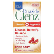 <img alt="BodyGold, Parazide Clenz, 60 Tablets" title="BodyGold, Parazide Clenz, 60 Tablets,047868103764"