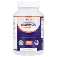 <img alt="Vitamatic, Moringa, 10,000 mg, 180 Capsules" title="Vitamatic, Moringa, 10,000 mg, 180 Capsules,810078475477"