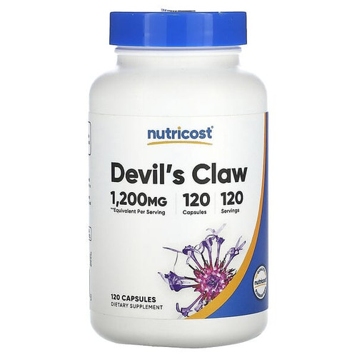 <img alt="Nutricost, Devils Claw, 1,200 mg , 120 Capsules" title="Nutricost, Devils Claw, 1,200 mg , 120 Capsules,810014673578"