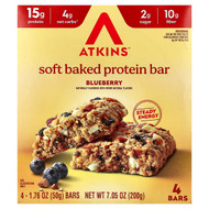 <img alt="Atkins, Soft Baked Protein Bar, Blueberry, 4 Bars, 1.76 oz (50 g) Each" title="Atkins, Soft Baked Protein Bar, Blueberry, 4 Bars, 1.76 oz (50 g) Each,637480006149"