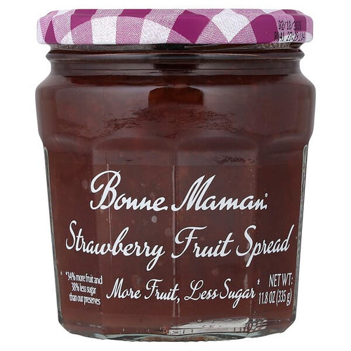 <img alt="Bonne Maman, Strawberry Fruit Spread, 11.8 oz (335 g)" title="Bonne Maman, Strawberry Fruit Spread, 11.8 oz (335 g),088702108347"
