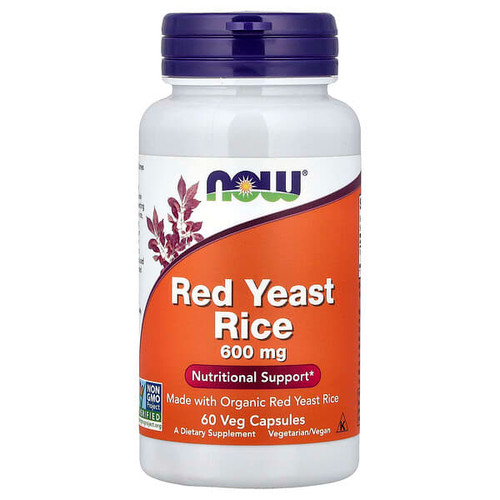 <img alt="Now Foods, Red Yeast Rice, 60 Veg Capsules (600 mg per Capsule)" title="Now Foods, Red Yeast Rice, 60 Veg Capsules (600 mg per Capsule),733739035004"