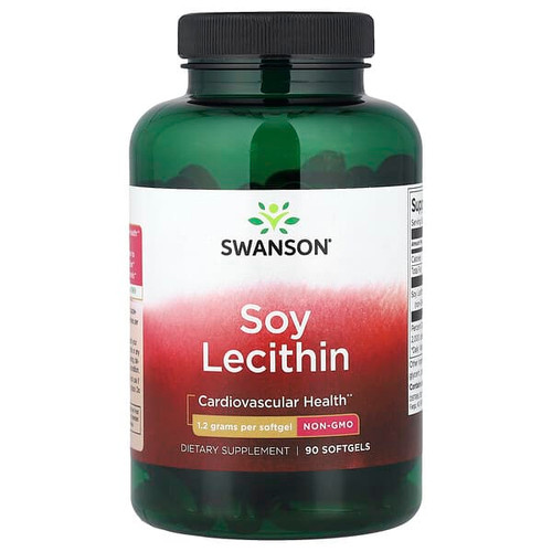 <img alt="Swanson Vitamins, Soy Lecithin, 1,200 mg, 90 Softgels" title="Swanson Vitamins, Soy Lecithin, 1,200 mg, 90 Softgels,087614114095"