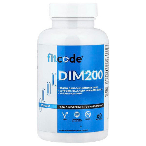 <img alt="fitcode, DIM200, 60 Veggie Capsules" title="fitcode, DIM200, 60 Veggie Capsules,818901028722"