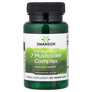 <img alt="Swanson Vitamins, Full Spectrum 7 Mushroom Complex, 60 Veggie Caps" title="Swanson Vitamins, Full Spectrum 7 Mushroom Complex, 60 Veggie Caps,087614115245"