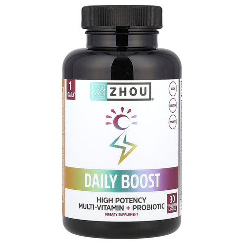 <img alt="Zhou Nutrition, Daily Boost, 30 Vegetarian Capsules" title="Zhou Nutrition, Daily Boost, 30 Vegetarian Capsules,669191354035"