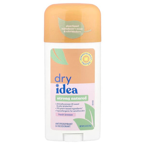 <img alt="Dry Idea, Strong Natured, Antiperspirant & Deodorant, Fresh Breeze, 2.6 oz (74 g)" title="Dry Idea, Strong Natured, Antiperspirant & Deodorant, Fresh Breeze, 2.6 oz (74 g),850049264822"