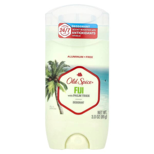 <img alt="Old Spice, Deodorant, Fiji with Palm Tree, 3 oz (85 g)" title="Old Spice, Deodorant, Fiji with Palm Tree, 3 oz (85 g),012044037591"