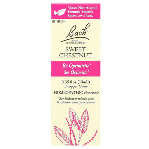 <img alt="Bach, Original Flower Remedies, Sweet Chestnut, 0.35 fl oz (10 ml)" title="Bach, Original Flower Remedies, Sweet Chestnut, 0.35 fl oz (10 ml),741273402152"