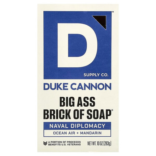 <img alt="Duke Cannon Supply Co., Big Brick Of Bar Soap, Naval Diplomacy, 10 oz (283 g)" title="Duke Cannon Supply Co., Big Brick Of Bar Soap, Naval Diplomacy, 10 oz (283 g),371782005232"