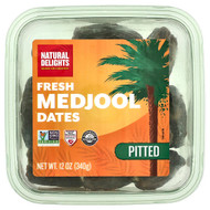 <img alt="Natural Delights, Fresh Medjool Dates, Pitted , 12 oz (340 g)" title="Natural Delights, Fresh Medjool Dates, Pitted , 12 oz (340 g),097923550071"