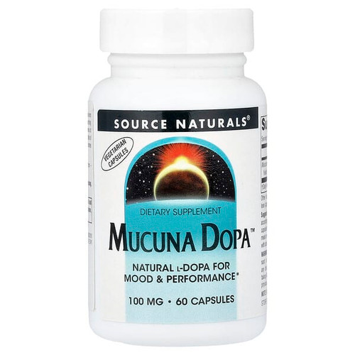<img alt="Source Naturals, Mucuna Dopa, 100 mg, 60 Capsules" title="Source Naturals, Mucuna Dopa, 100 mg, 60 Capsules,021078021919"