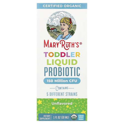 <img alt="MaryRuths, Toddler Liquid Probiotic Drops, For Ages 1-3 Years, Unflavored, 1 fl oz (30 ml)" title="MaryRuths, Toddler Liquid Probiotic Drops, For Ages 1-3 Years, Unflavored, 1 fl oz (30 ml),810104621052"