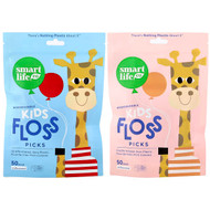 <img alt="SmartLifeCo, Kids Floss Picks, Unflavored, 100 Pack" title="SmartLifeCo, Kids Floss Picks, Unflavored, 100 Pack,850046079191"