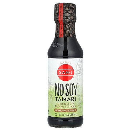<img alt="San-J, No Soy Tamari, 10 fl oz (296 ml)" title="San-J, No Soy Tamari, 10 fl oz (296 ml),075810400258"