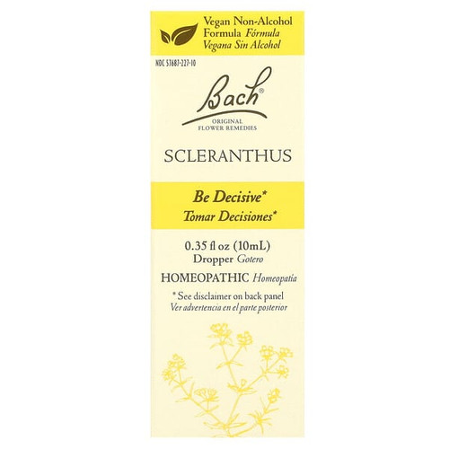 <img alt="Bach, Original Flower Remedies, Scleranthus, 0.35 fl oz (10 ml)" title="Bach, Original Flower Remedies, Scleranthus, 0.35 fl oz (10 ml),741273402091"