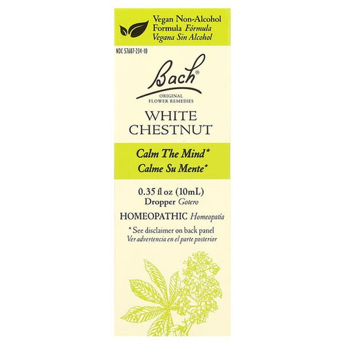 <img alt="Bach, Original Flower Remedies, White Chestnut, 0.35 fl oz (10 ml)" title="Bach, Original Flower Remedies, White Chestnut, 0.35 fl oz (10 ml),741273402305"