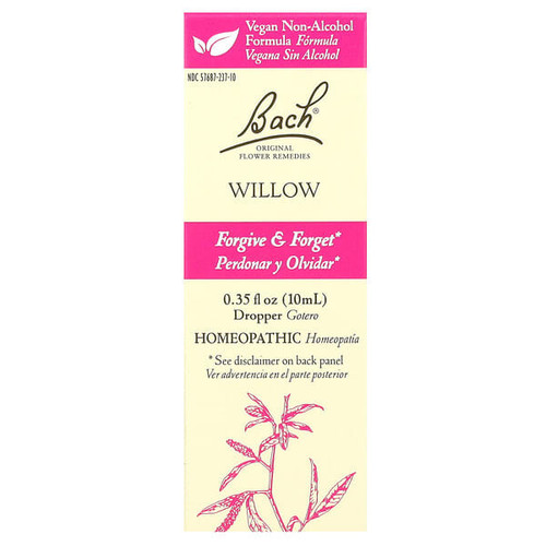 <img alt="Bach, Original Flower Remedies, Willow, 0.35 fl oz (10 ml)" title="Bach, Original Flower Remedies, Willow, 0.35 fl oz (10 ml),741273402398"