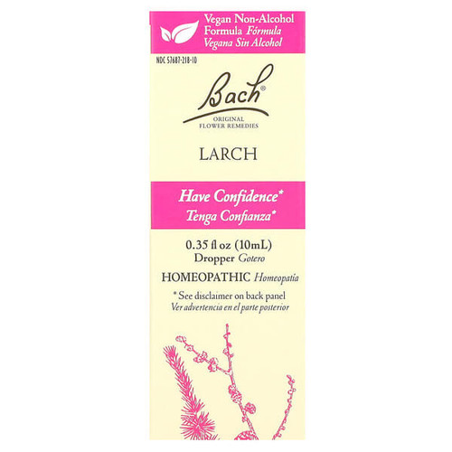 <img alt="Bach, Original Flower Remedies, Larch, 0.35 fl oz (10 ml)" title="Bach, Original Flower Remedies, Larch, 0.35 fl oz (10 ml),741273401827"