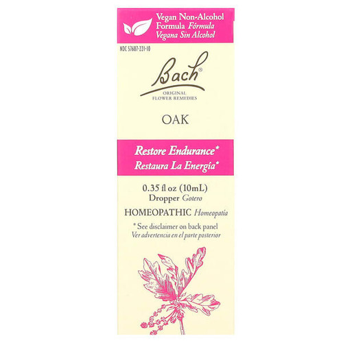 <img alt="Bach, Original Flower Remedies. Oak, 0.35 fl oz (10 ml)" title="Bach, Original Flower Remedies. Oak, 0.35 fl oz (10 ml),741273401919"
