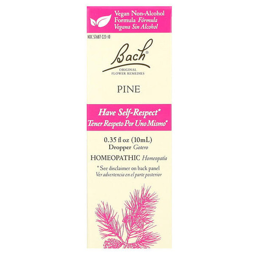 <img alt="Bach, Original Flower Remedies, Pine, 0.35 fl oz (10 ml)" title="Bach, Original Flower Remedies, Pine, 0.35 fl oz (10 ml),741273401971"