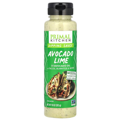 <img alt="Primal Kitchen, Dipping Sauce Made with Avocado Oil, Avocado Lime, 10 oz (283 g)" title="Primal Kitchen, Dipping Sauce Made with Avocado Oil, Avocado Lime, 10 oz (283 g),840224600729"