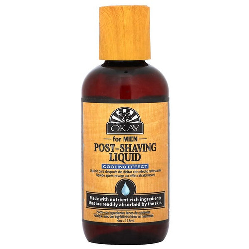 <img alt="Okay Pure Naturals, Post-Shaving Liquid For Men, Cooling Effect, 4 oz (118 ml)" title="Okay Pure Naturals, Post-Shaving Liquid For Men, Cooling Effect, 4 oz (118 ml),810086470587"