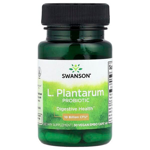 <img alt="Swanson Vitamins, L. Plantarum Probiotic, 10 Billion CFU, 30 Vegan EMBO Caps AP" title="Swanson Vitamins, L. Plantarum Probiotic, 10 Billion CFU, 30 Vegan EMBO Caps AP,087614190167"