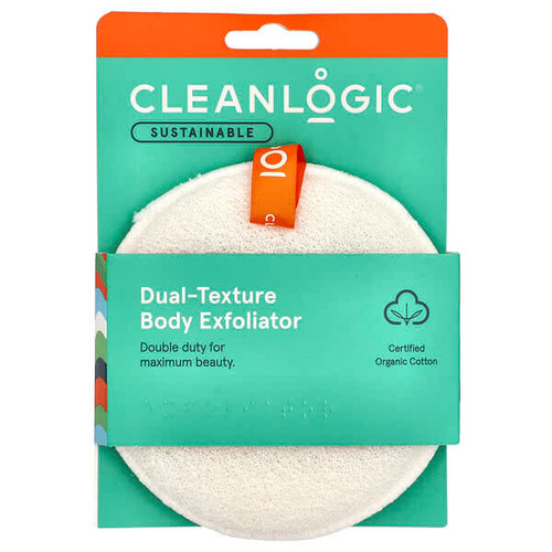 <img alt="Cleanlogic, Sustainable, Dual-Texture Body Exfoliator, 1 Count" title="Cleanlogic, Sustainable, Dual-Texture Body Exfoliator, 1 Count,813606021191"
