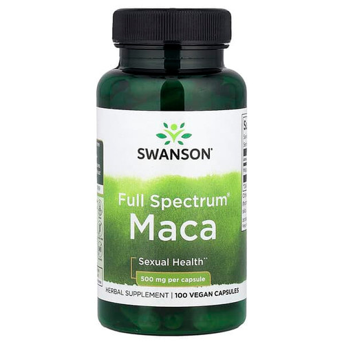 <img alt="Swanson Vitamins, Full Spectrum Maca, 500 mg, 100 Vegan Capsules" title="Swanson Vitamins, Full Spectrum Maca, 500 mg, 100 Vegan Capsules,087614019611"