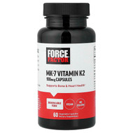 <img alt="Force Factor, MK-7 Vitamin K2, 100 mcg, 60 Vegetable Capsules" title="Force Factor, MK-7 Vitamin K2, 100 mcg, 60 Vegetable Capsules,810126660480"