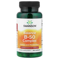 <img alt="Swanson Vitamins, Balance B-50 Complex, 100 Capsules" title="Swanson Vitamins, Balance B-50 Complex, 100 Capsules,087614010571"