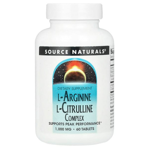<img alt="Source Naturals, L-Arginine L-Citrulline Complex, 60 Tablets" title="Source Naturals, L-Arginine L-Citrulline Complex, 60 Tablets,021078020424"