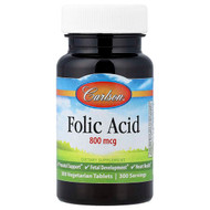 <img alt="Carlson, Folic Acid, 800 mcg, 300 Vegetarian Tablets" title="Carlson, Folic Acid, 800 mcg, 300 Vegetarian Tablets,088395026638"