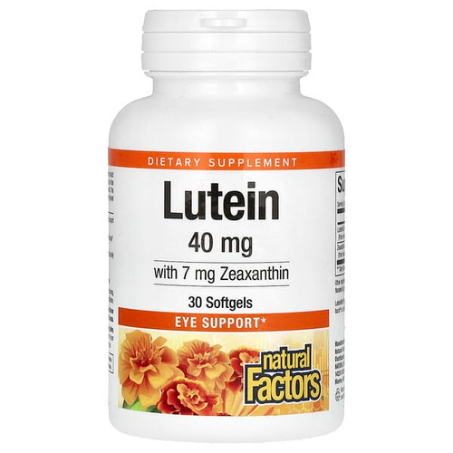 <img alt="Natural Factors, Lutein, 40 mg, 30 Softgels" title="Natural Factors, Lutein, 40 mg, 30 Softgels,068958010342"