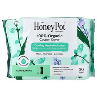<img alt="The Honey Pot Company, 100% Organic Cotton Cover,  Long Liners, 30 Count" title="The Honey Pot Company, 100% Organic Cotton Cover,  Long Liners, 30 Count,810132230042"