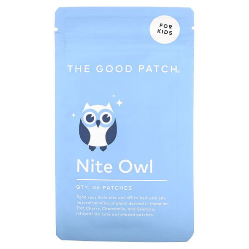 <img alt="The Good Patch, Nite Owl, For Kids, 6 Patches" title="The Good Patch, Nite Owl, For Kids, 6 Patches,850014874421"