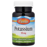<img alt="Carlson, Potassium, 99 mg, 100 Tablets" title="Carlson, Potassium, 99 mg, 100 Tablets,088395052316"