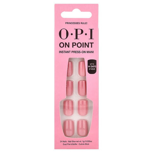 <img alt="OPI, On Point, Instant Press-On Mani, Short Length, Princesses Rule, 27 Piece Kit" title="OPI, On Point, Instant Press-On Mani, Short Length, Princesses Rule, 27 Piece Kit,4064665114096"