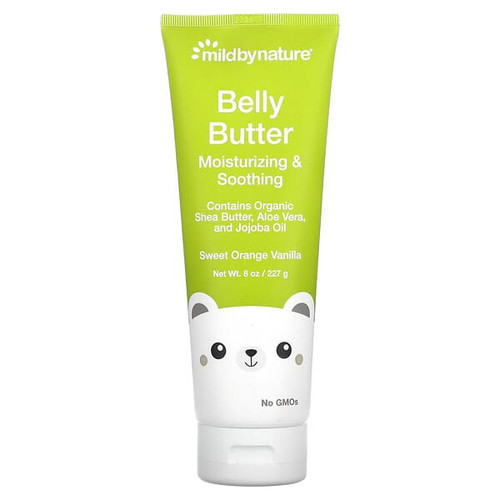 <img alt="Mild By Nature, Belly Butter, Vanilla Orange, 8 oz (227 g)" title="Mild By Nature, Belly Butter, Vanilla Orange, 8 oz (227 g),898220020164"